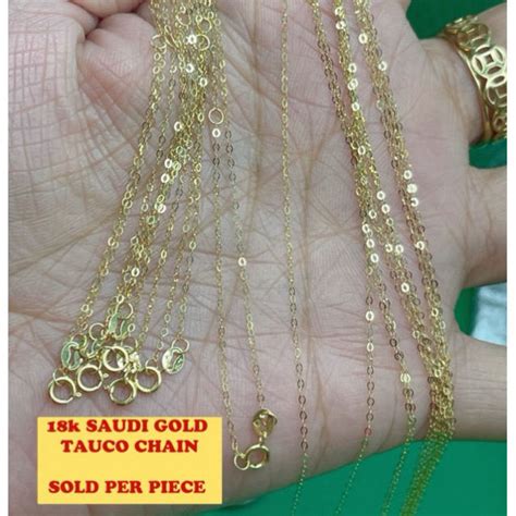 is saudi gold pawnable in philippines|Tauco Chain 18” Solid 18k Saudi Gold – Sparkles PH.